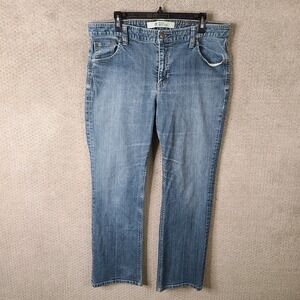 Vintage Gap Jeans Womens‎ 16 Blue Bootcut Mid Rise Dark Wash Y2K Cotton Stretch